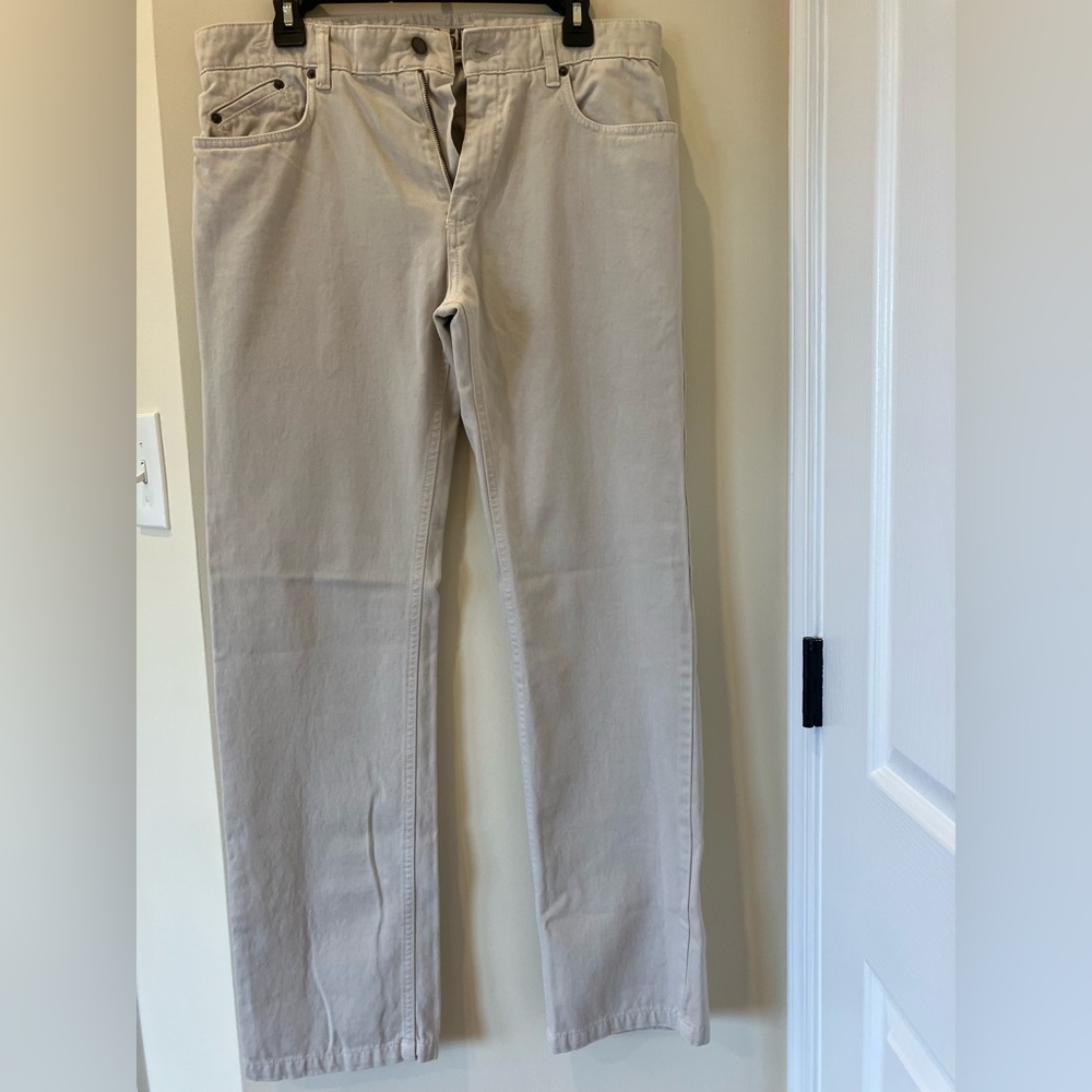 Zara Light Tan five-pocket Pants Men. Size 32